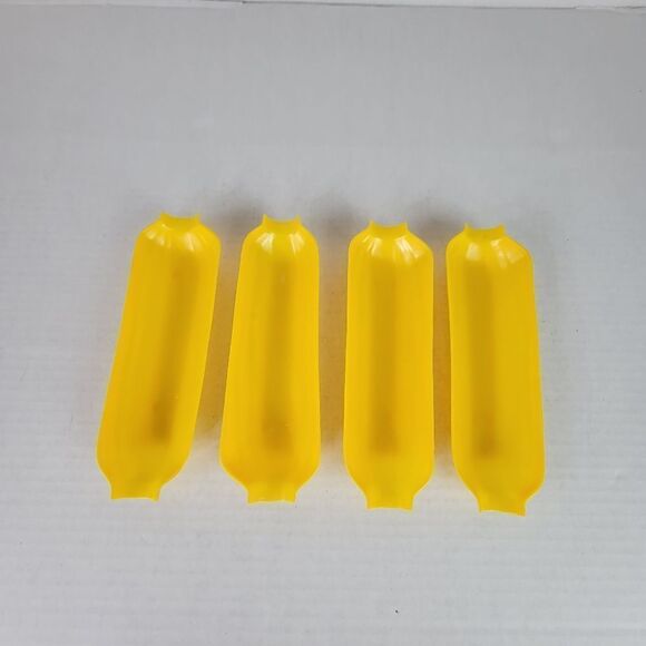 Bright Yellow Long Corn Ear Holders; Set of 4 - Picture 5 of 5
